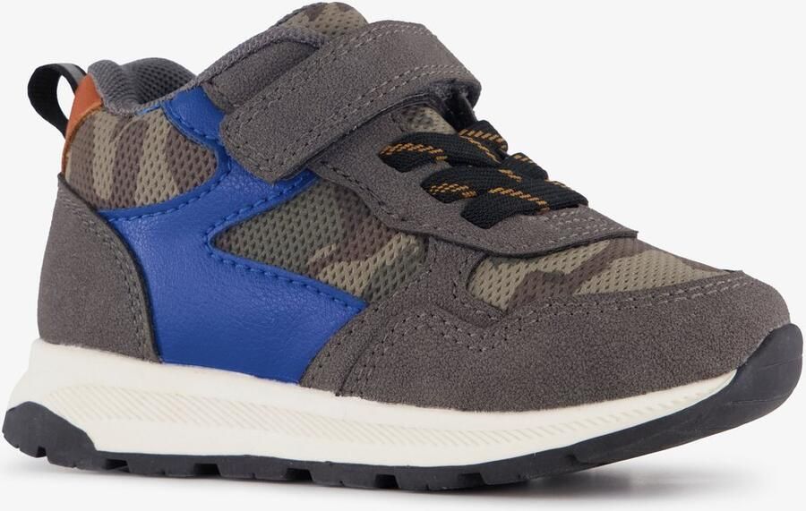 BLUE BOX jongens sneakers grijs blauw Uitneembare zool