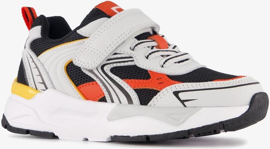 BLUE BOX jongens sneakers grijs rood