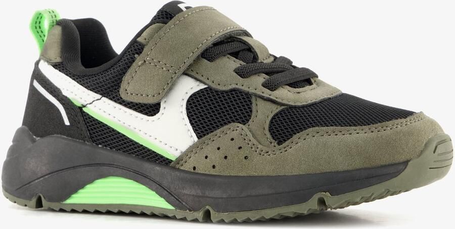 BLUE BOX jongens sneakers groen zwart