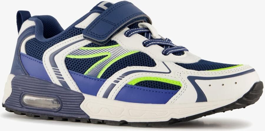 BLUE BOX jongens sneakers met airzool blauw wit