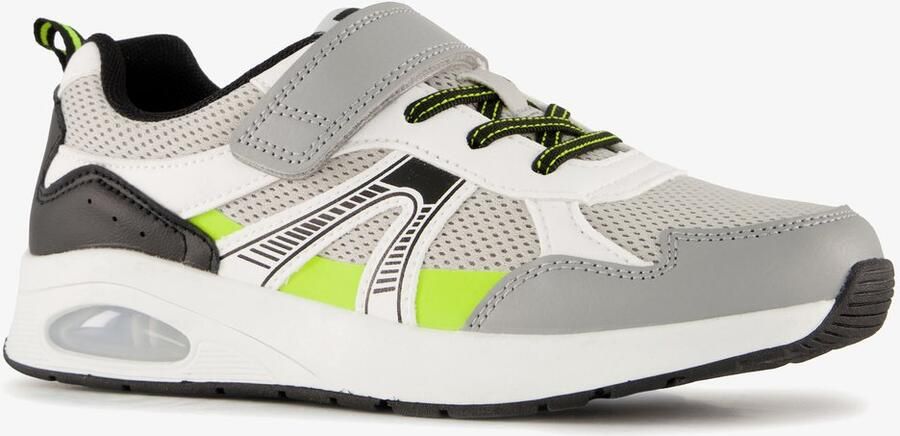 BLUE BOX jongens sneakers met airzool grijs groen
