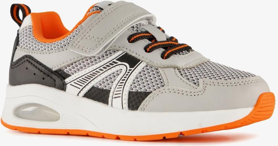BLUE BOX jongens sneakers met airzool grijs oranje
