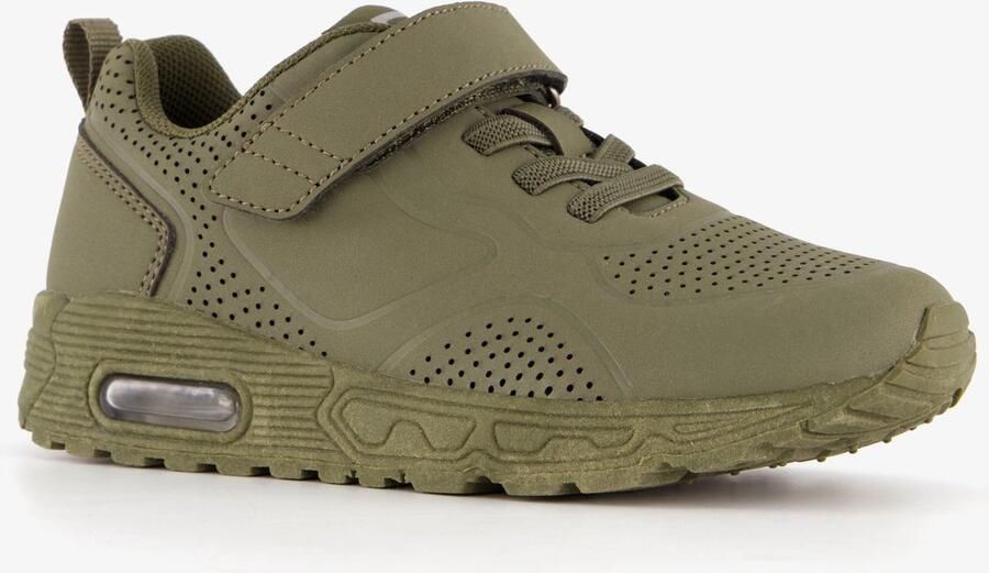 BLUE BOX jongens sneakers met airzool groen Uitneembare zool