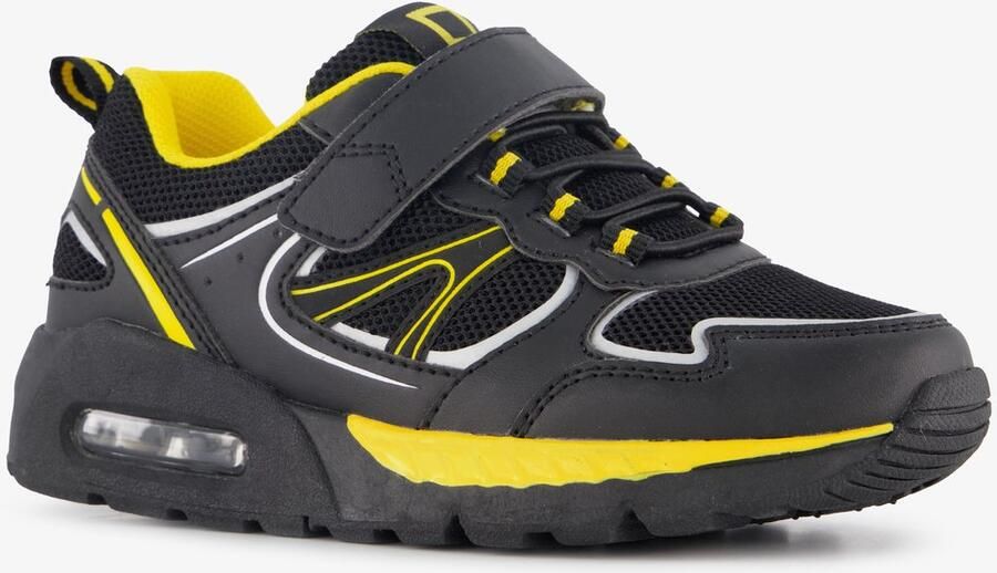 BLUE BOX jongens sneakers met airzool zwart geel
