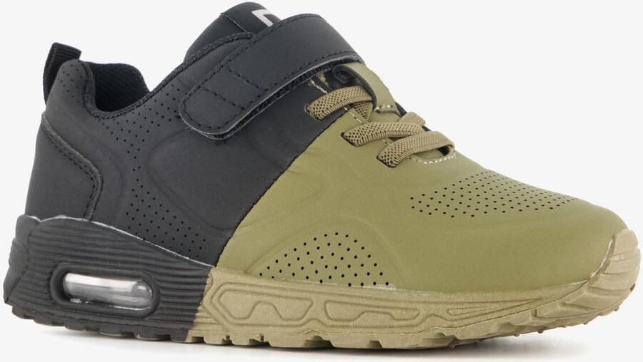 BLUE BOX jongens sneakers met airzool zwart groen