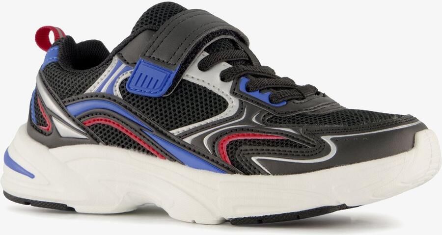 BLUE BOX jongens sneakers zwart blauw Uitneembare zool