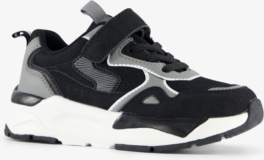 BLUE BOX jongens sneakers zwart grijs