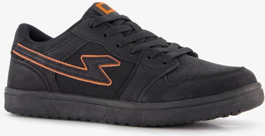 BLUE BOX jongens sneakers zwart oranje Uitneembare zool