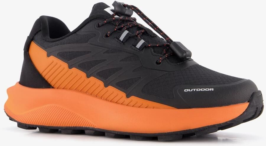 BLUE BOX jongens sneakers zwart oranje Uitneembare zool