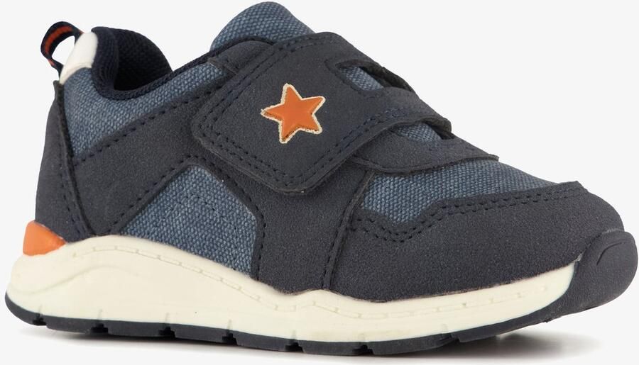 BLUE BOX kinder sneakers blauw oranje
