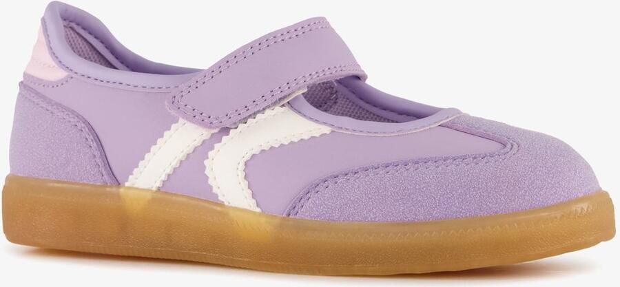 BLUE BOX meisjes ballerina sneakers lila Uitneembare zool