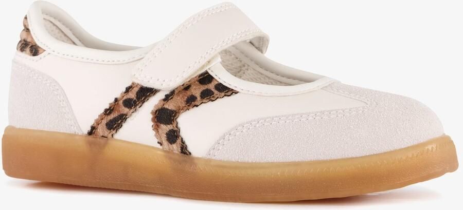 BLUE BOX meisjes ballerina sneakers panterprint Beige Uitneembare zool