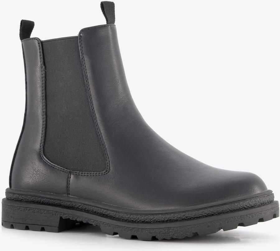 BLUE BOX meisjes Chelsea boots zwart Uitneembare zool