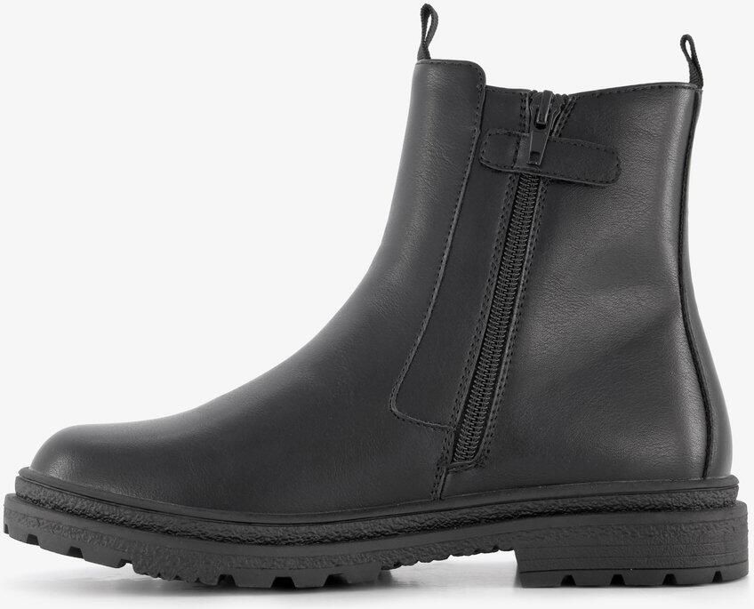 BLUE BOX meisjes Chelsea boots zwart Uitneembare zool