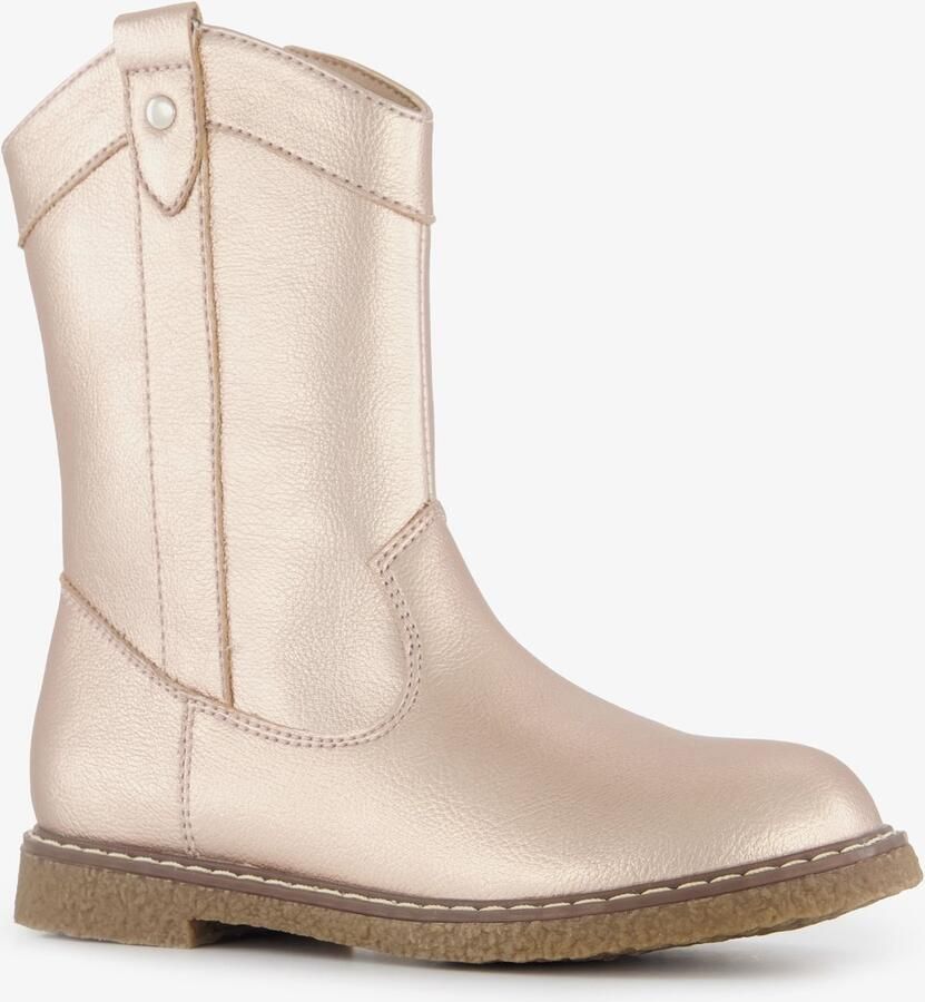 BLUE BOX meisjes cowboy western boots metallic goud
