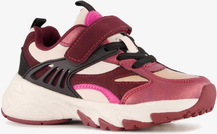BLUE BOX meisjes dad sneakers rood roze Uitneembare zool