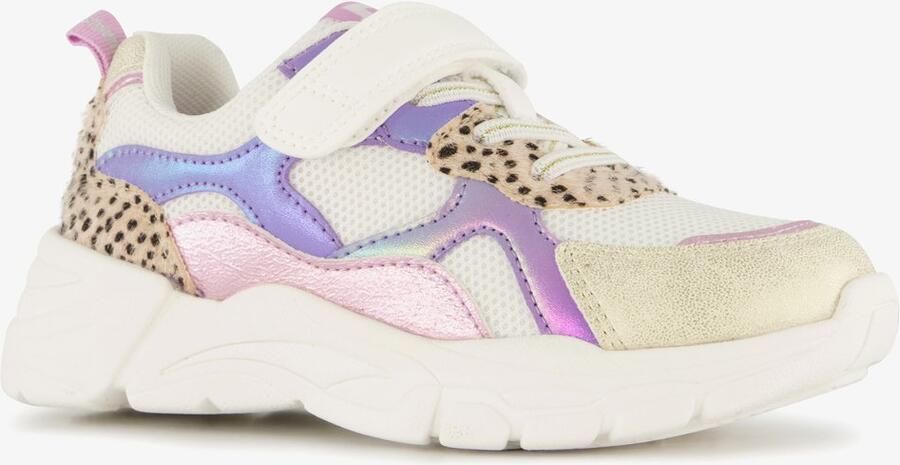 BLUE BOX meisjes dad sneakers wit pastel