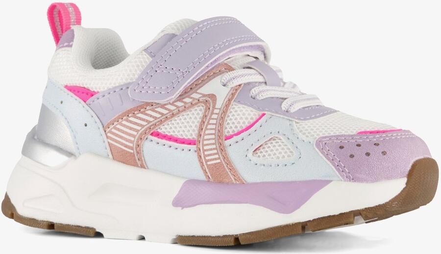 BLUE BOX meisjes dad sneakers wit pastel