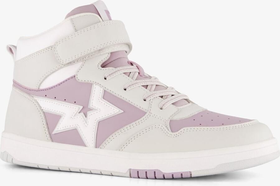 BLUE BOX meisjes hoge sneakers grijs roze