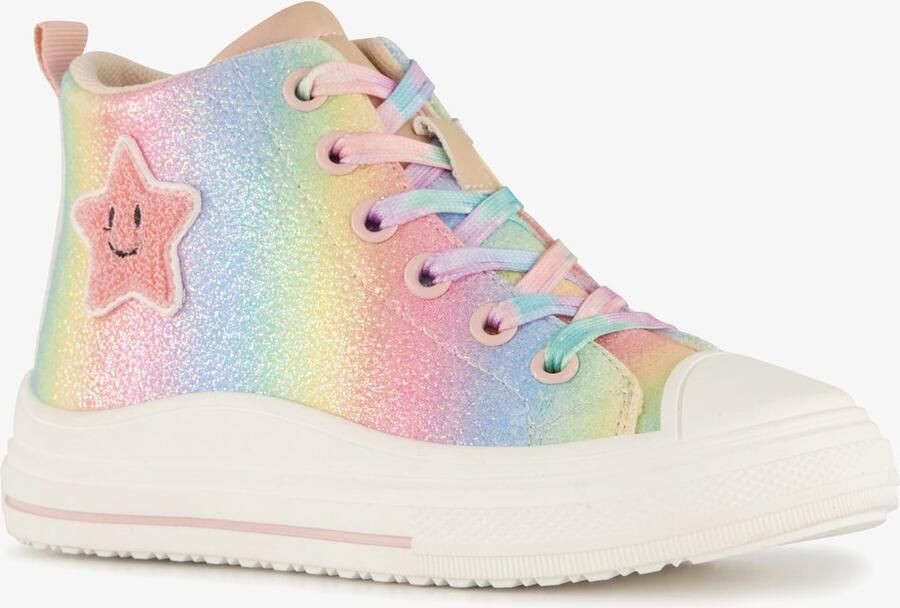 BLUE BOX meisjes regenboog sneakers Roze