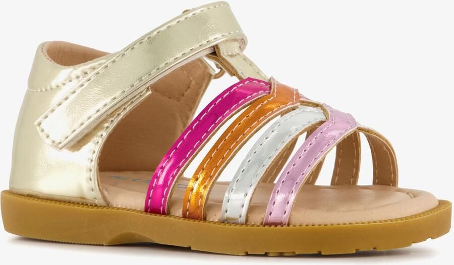 BLUE BOX meisjes sandalen metallic goud roze