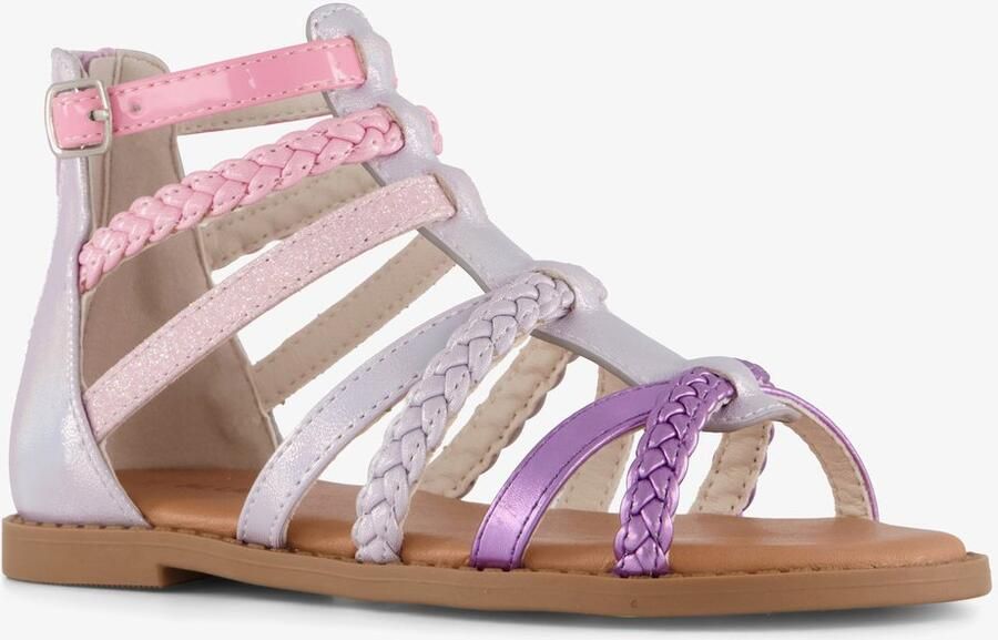 BLUE BOX meisjes sandalen metallic roze paars