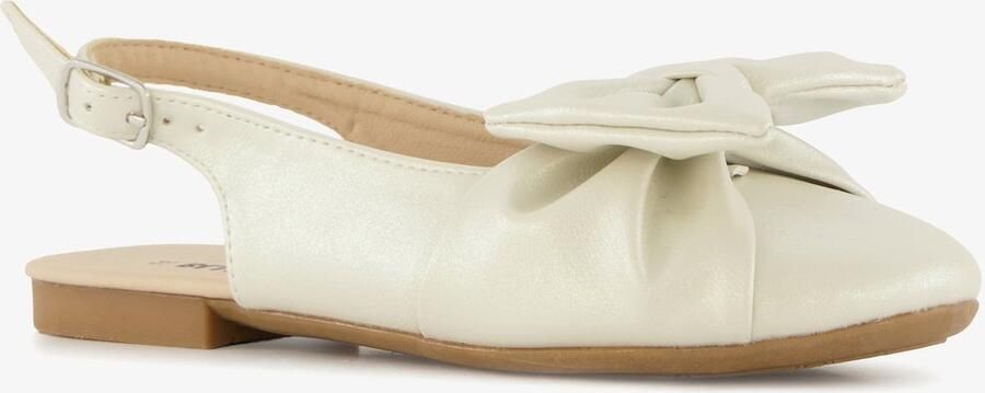 BLUE BOX meisjes slingbacks met strik goud