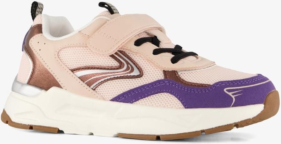 BLUE BOX meisjes sneakers beige paars