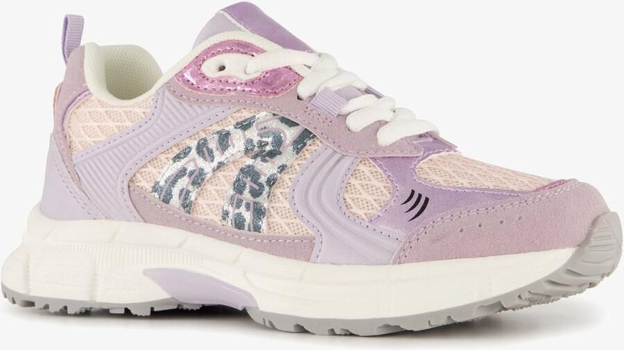 BLUE BOX meisjes sneakers in pastelkleuren Paars Uitneembare zool