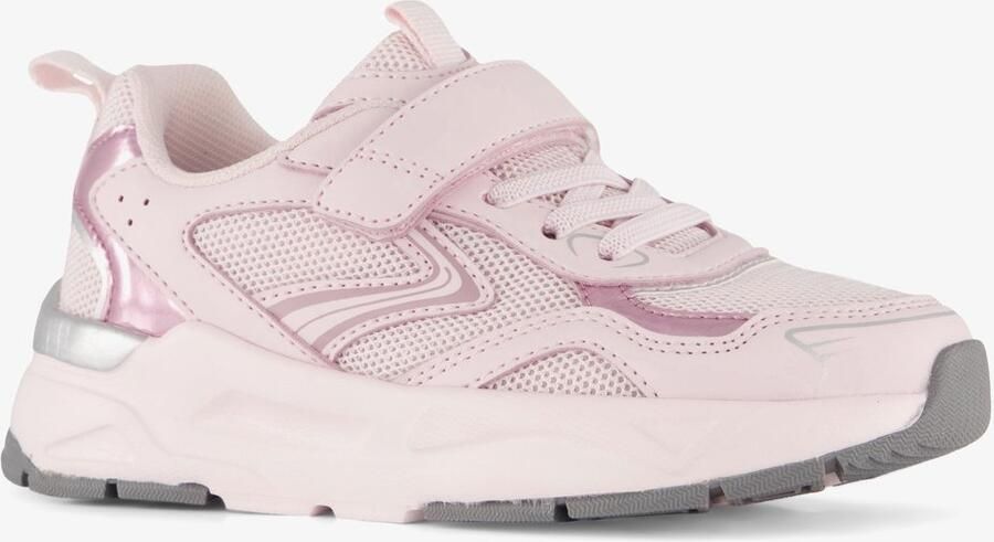 BLUE BOX meisjes sneakers lichtroze metallic Uitneembare zool