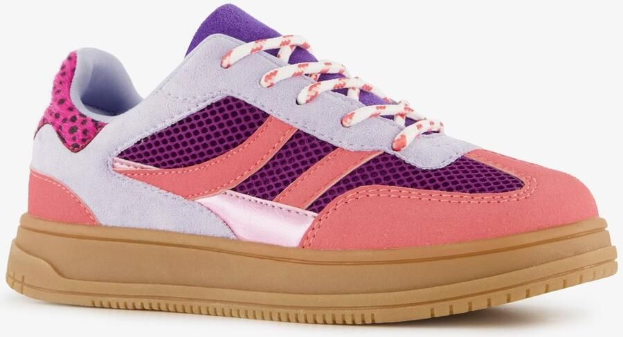 BLUE BOX meisjes sneakers roze paars Uitneembare zool