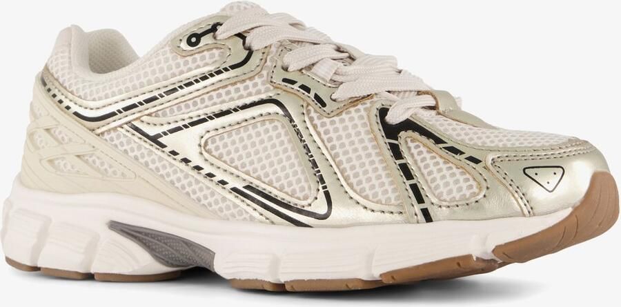 BLUE BOX meisjes sneakers wit goud