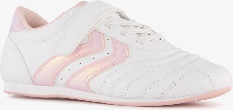 BLUE BOX meisjes sneakers wit lichtroze