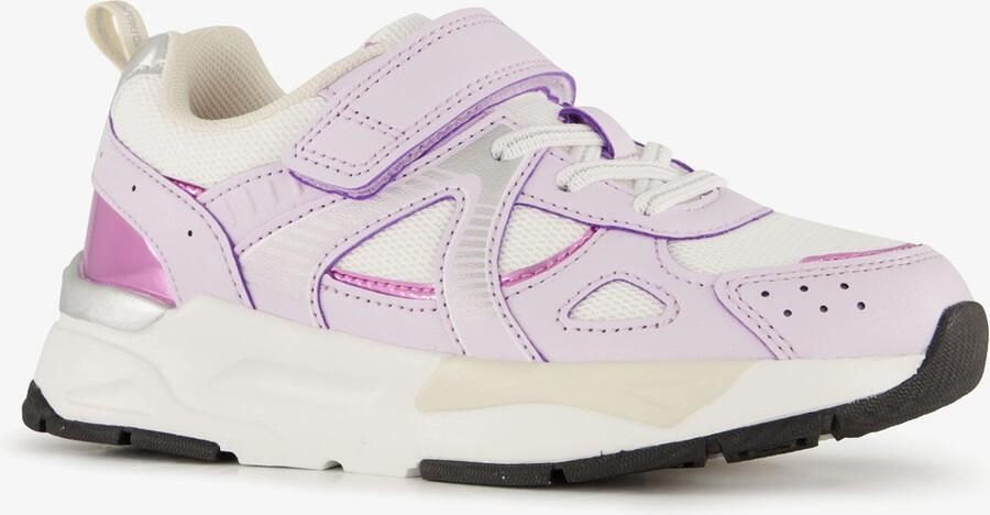 BLUE BOX meisjes sneakers wit paars