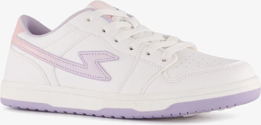 BLUE BOX meisjes sneakers wit pastel roze