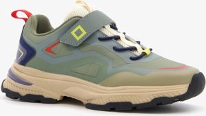 BLUE BOX chunky jongens sneakers groen Uitneembare zool
