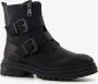 Blue Box dames biker boots met ritsen zwart - Thumbnail 3