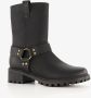 Blue Box dames biker boots zwart - Thumbnail 1
