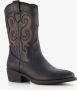 BLUE BOX dames cowboy western laarzen zwart - Thumbnail 3