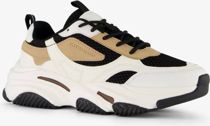 BLUE BOX dames dad sneaker wit zwart