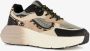 BLUE BOX dames dad sneakers met dierenprint Zwart Uitneembare zool - Thumbnail 2