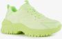 BLUE BOX dames dad sneakers neon groen - Thumbnail 2