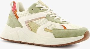 BLUE BOX dames dad sneakers salie groen Uitneembare zool