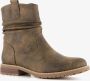 BLUE BOX dames enkellaarsjes kaki Groen - Thumbnail 3