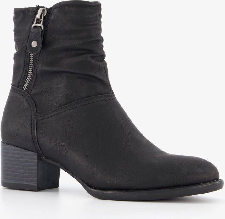 BLUE BOX dames enkellaarsjes zwart
