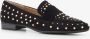 BLUE BOX dames loafers met studs zwart - Thumbnail 2