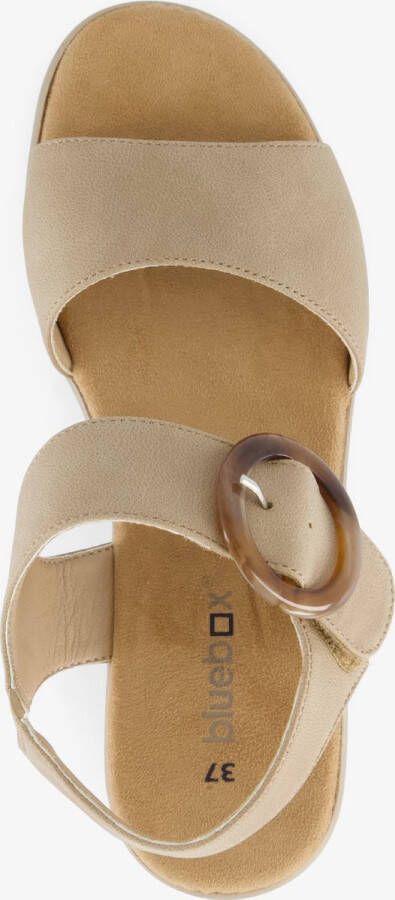 Blue Box dames sandalen beige bruin