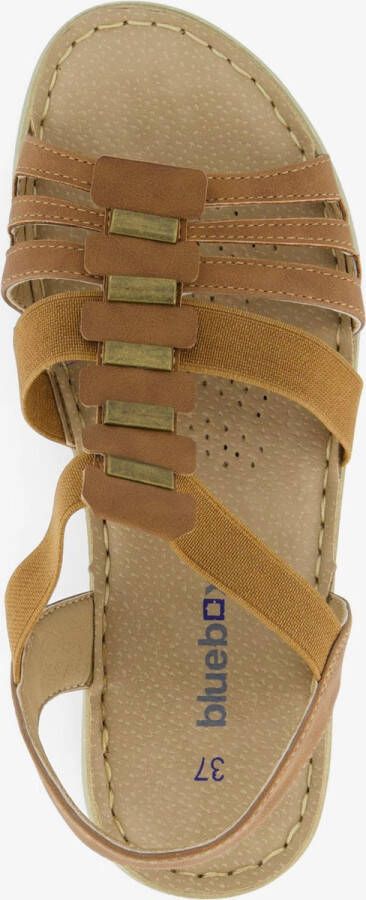 BLUE BOX dames sandalen cognac