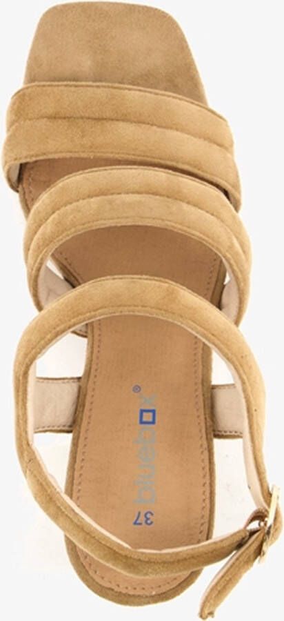 BLUE BOX dames sandalen met blokhak taupe Bruin - Foto 1