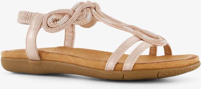 BLUE BOX dames sandalen met glitters Roze